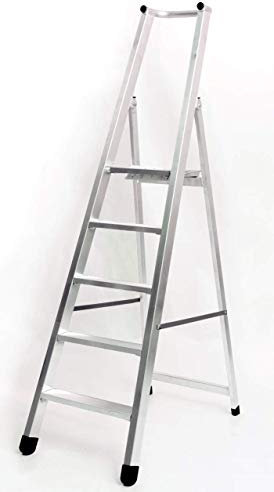 Scala in lega pesante modello Solida (Alluminio, 4 Gradini = 1,71 m)