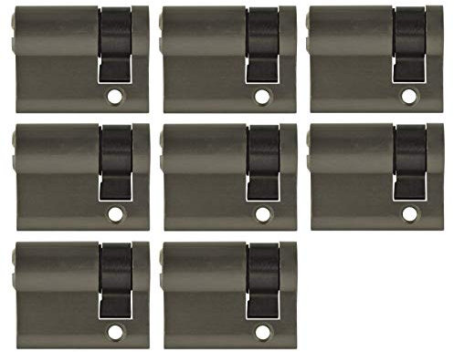 8x Halbzylinder 40 mm gleichschließend 30/10 inkl. 20 Schlüssel