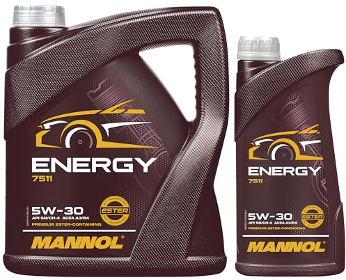 5 Liter Original MANNOL Motoröl Energy 5W-30 API SL Engine Oil Öl