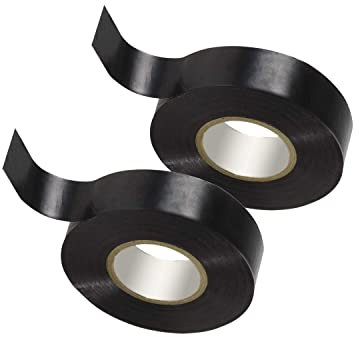 Insulation Tapes, Waterproof and Moisture Resistant, Euroxanty, DIY, Black, 2-Piece Set, 12 m
