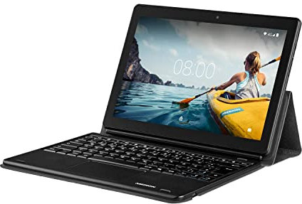MEDION Tablet Tastatur Dock MD 61763 Passgenaues Design (Für MEDION LIFETAB E10604, E10606, E10608, E10700, E10702, E10703 E10711, E10713)