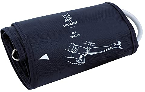 Thuasne - Brassard M-L pour tensiomètres bras Classic et 3 mesures - Garantie 2 ans - Confortable et Ergonomique - Pour circonférence de bras 22/42 cm