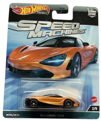 Hot Wheels Die Cast Modell McLAREN 720 S CAR CULTURE Speed Machines - Maßstab 1:64 7cm Premium HKC43