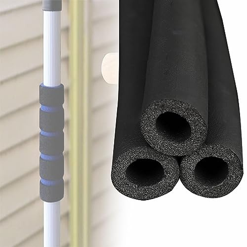 MObyat Polyethylene Foam Pipe Insulation 43mm 50mm 63mm 76mm 90mm 110mm ID 1.7m/1.8m Length Foam Tube Hose Water Pipe Wrap for Domestic Heating and Plumbing (Size : T20mm X ID43mm X L1.8M)