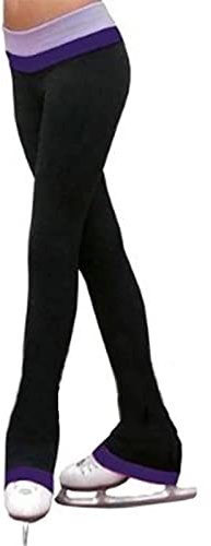 ZMIN Eiskunstlaufhose Eislaufhose Warme Streifen-Trainings-Eislaufbekleidung Für Damen Und Mädchen