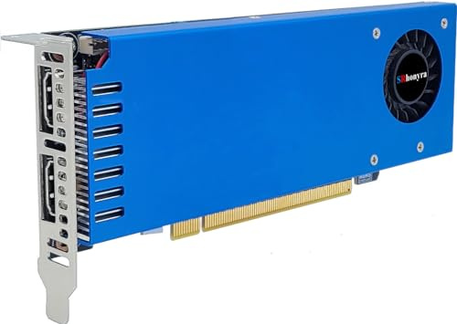 SRhonyra GTX 1060 6GB Low Profile Graphics Card | Native HDMIx2,GDDR5 PCIe 3.0 X16, for Dual HDMI Monitor Setup
