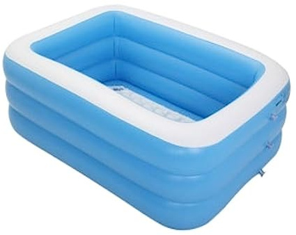 OUYUE Piscine Gonflable Piscine Gonflable Hors Sol Piscine avec Couvercle Grand Cadeau Pompe Électrique Piscine Piscine pour Jardin(150 * 110 * 50cm)