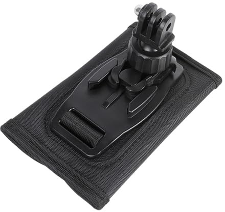 Support de Caméra pour Sac à Dos,Support de Sangle pour Caméra d'action - Accessoires De Sac Antidérapants, Support De Bretelle Rotatif À 360 Degrés Antichoc pour Vélo Camping Et Aventure