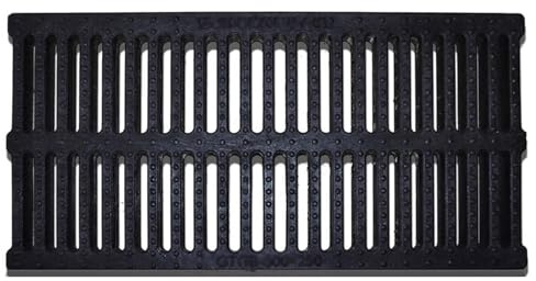 Scolo Acqua Piovana Copertura Per Canale Di Drenaggio In Plastica Polimerica, Copertura Per Canale Di Drenaggio Antiscivolo Resistente Per Marciapiedi, Giardini, Fabbriche(50x30x2.5cm/19.6x11.8x1in)