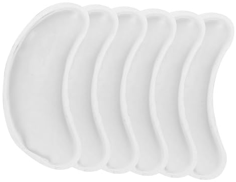 NOLITOY 6 Stück Gel Augenpads Kühlend und Lindernd mit Pvc Material Wiederverwendbar für Zuhause und Reise zur Erfrischung der Augenpartie