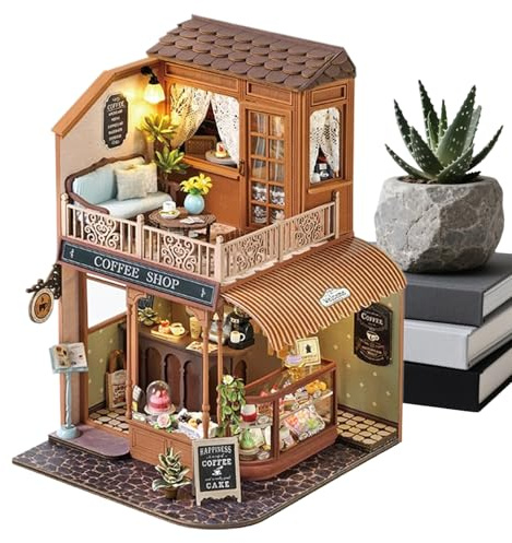 Patifirst Maisons Miniatures pour Adultes - Kit de Construction Miniature de Maison de en Bois,Décoration Maison Jouets en Bois Artisanaux - pour Famille Ados Femmes