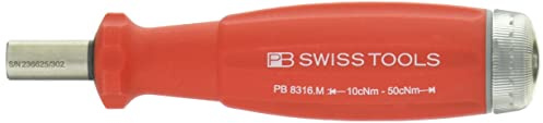 Swiss Tools 63210001 Tournevis dynamométrique PB 10-50 cNm avec embout