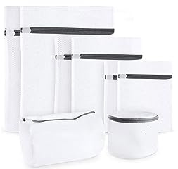8 Stück Wäschenetz für Waschmaschine, Cubewit Wäschesack Wäschetasche Set Waschbeutel ideal für empfindliche Wäsche Waschmaschine, Trockner, BHs (feinmaschig & grobmaschig) mit Reißverschluss