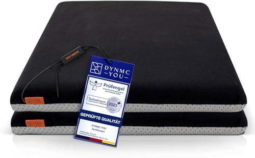 DYNMC you Bequemes Stuhlkissen, 2 Stück, für den Innenbereich, rutschfest, perfekt stabil, waschbarer Bezug, nordischer Stil