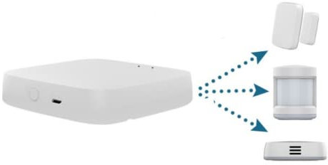 JANDEI – HUB inalámbrico Zigbee, Compatible con Tuya Smart App, Amazon Alexa y Google Home