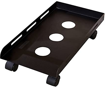 Soporte CPU Bajo Mesa Soporte de PC for PC Soporte de CPU, soporte de radiador de metal, Ruedas de bloqueo PC Rack Ralling, duradero con agujeros de ventilación Soporte para CPU ( Size : Medium )