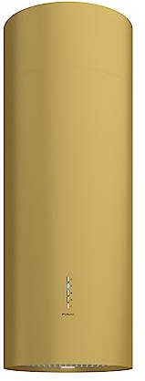 Futuro Futuro Island-Mount Range Hood 14 940-CFM | Jupiter Gold | Cylinder Vent Hood | Contemporary Sleek Exhaust Hood | LED, Ultra-Quiet with Blower