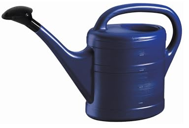 Bunte Gartengießkanne 5 Liter mit Brause (Blau)