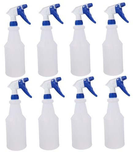 DOITOOL Pulverizador De Agua Plástico 8 Unidades 750 Ml Pequeño Ligero Para Riego y Peluquería Boquilla Aleatoria Accesorios De Riego Botella Spray Fiable Para Uso Diario