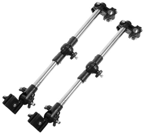 BESPORTBLE 2pcs Bike Umbrella Stand Sturdy Stainless Steel Holder for Buggy Parasol Rack for Stroller
