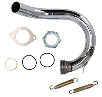 Set: Krümmer mit Kalotte, Enduro - für Simson S51, S70, S53, S83