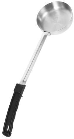 CANIGHT Precision Portion Control Sauce Spoon Set Metal Flat Bottom Pizza Sauce Serving Spoon for Kitchen Restaurant Use