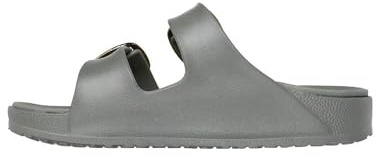 Skechers Molded Double Band Slide W Large Me Flat Sandals Green 6
