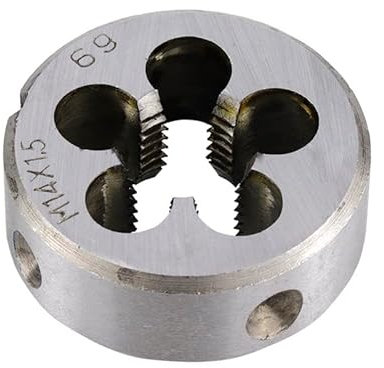 Gewindeschneideisen, Maschinenschraube, runde Schneideisen, metrisches Rechtsgewinde-Gewindeschneidwerkzeuge for die Formbearbeitung, M2-M16 Maschinenstecker-Gewindeschneidwerkzeug(M14x1.5)