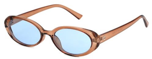 LHSDMOAT Occhiali da Sole Cat's Eye Retro Anni '70 Ovale - Unisex Stile Vintage per Guida e Viaggio, Lenti UV400 Protezione Occhi Moda Contemporanea