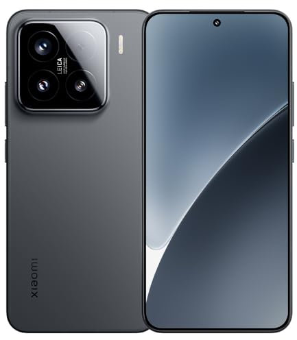 Xiaomi 15 Smartphone 12+256GB Nanotechnology, New Performance Snapdragon® 8 Elite Mobile Platform CrystalRes Dynamic 1-120Hz AMOLED 5240mAh Battery (Black) Charging Head Not Included