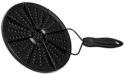 Plaque de Guidage Thermique Japonaise Anti-brûlure Noire | Casseroles et Petites Casseroles, Chauffage du Lait, Placement Stable, Fonte Émaillée et Pp