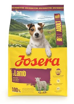 JOSERA Mini Lamm (3 kg) | Trockenfutter für kleine Erwachsene Hunde