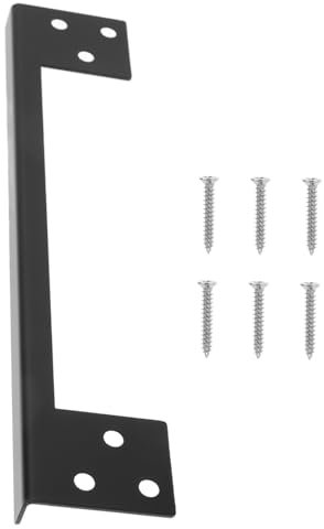 TOYANDONA Protector de Latch para Puerta Inoxidable Seguridad para Puertas de Apertura Instalación y Protección Eficaz contra Intrusiones