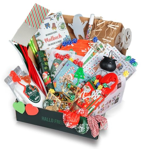 Wichtelfreund Activity Box – Wichtel Zubehör Set mit 24 Streichen & Wichtelbriefen | Adventskalender Alternative für Kinder | Wichtel Box für Wichteltür & magische Weihnachten