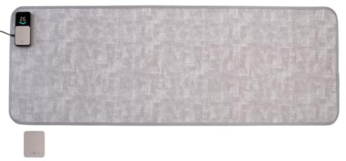Wilson Gabor Heizmatte: Heizteppich mit 150 x 50 cm, 7 Temperaturstufen und Timer (Infrarot-Heizteppich, Thermo-Infrarot, Heizdecke)