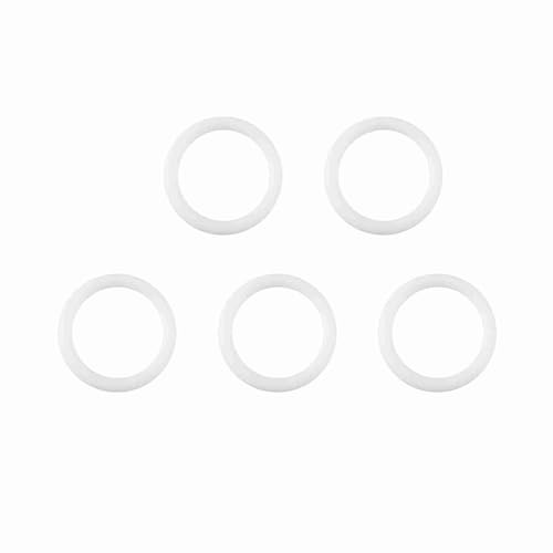 Hamwesh Support Adaptateur D'attache-sucette pour bébé, Paquet de 20 Joints Toriques en Silicone Sûrs, Faciles à Nettoyer et Hygiéniques pour les Bébés, Conception Neutre en Matière de Genre (WHITE)
