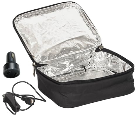 Scaldavivande portatile USB – Mini riscaldatore elettrico, scatola isolata riutilizzabile, tappetino termico leggero | Smart Usb Powered Warmer per studenti, pendolari, lavoratori