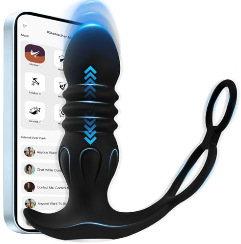 Controllo APP Vibratore Anale per Uomo Massaggiatore Prostatico