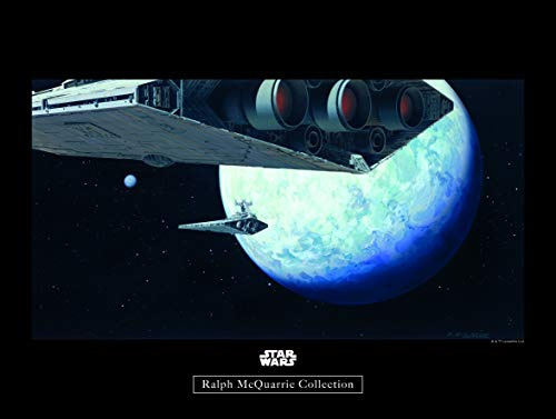 Komar Wandbild | Star Wars Classic RMQ Hoth Orbit | Kinderzimmer, Jugendzimmer, Dekoration, Kunstdruck | ohne Rahmen | WB147-40x30 | Größe: 40 x 30 cm (Breite x Höhe)