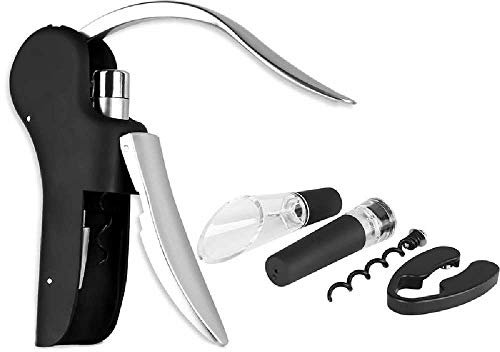 Abrelatas manuales iridiscentes Casiz, abrelatas de acero inoxidable, mango suave y agujero para colgar, ideal para zurdos y al aire libre.