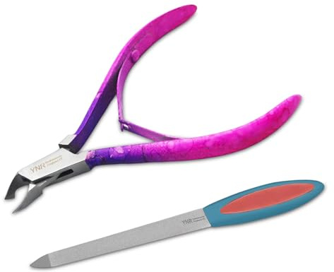 Professionella nagelbandsklippare och nagelfilar rostfritt stål nagelbandsskärare och borttagare – bästa klippsaxen, nagelvårdsverktyg för manikyr och pedikyr