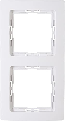 Kopp HK05 - Abdeckrahmen 2-Fach, Farbe: arktisweiß, 10er Pack, 308502004
