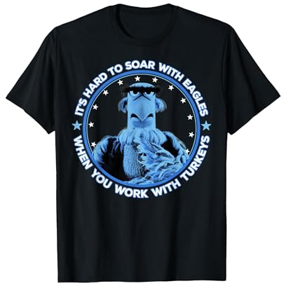 Disney The Muppets Sam Eagle When You Work With Turkeys T-Shirt