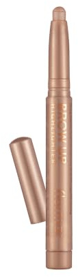 FLORMAR Highlighter Make Up Pen– Cremiges Highlighter Stift Make Up für Gesicht & Augenbrauen – Glänzende Champagnerfarbe – Lichtreflektierend & Langanhaltend – Ideal als Kontur- & Knickstift