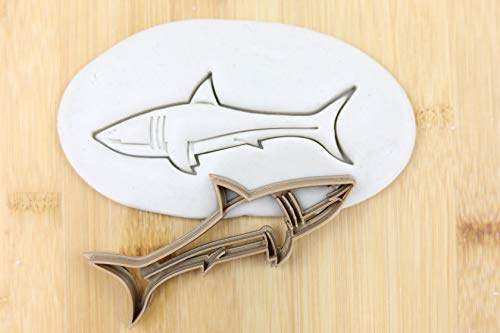 Cookie Cutter Fondant Keksstempel/Ausstechform Keksausstecher Plätzchen Weisser Hai ca. 8cm