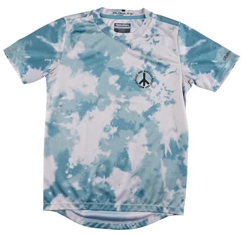 Troy Lee Designs Flowline Short-Sleeve Jersey - Boys' Plot Ivy, L