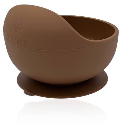 Hairaco Non-Slip Suction Hair Dye Color Bowl (Rust)