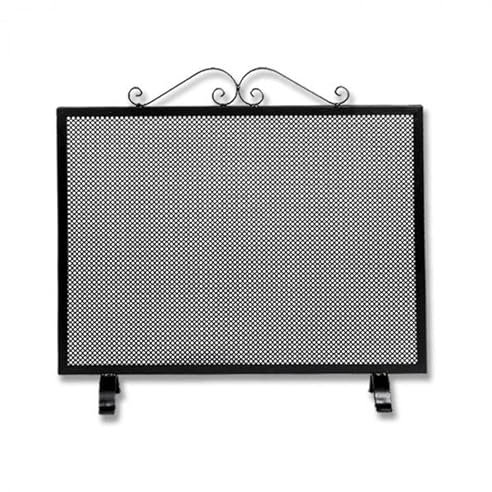 Protector de Forja Liso para Chimenea y Estufas de Leña. Producto Artesanal Fabricado en España. Ideal para el Hogar.