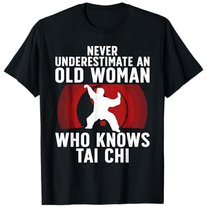 Funny Tai Chi Design for Women Grandma Martial Arts Lovers T-Shirt