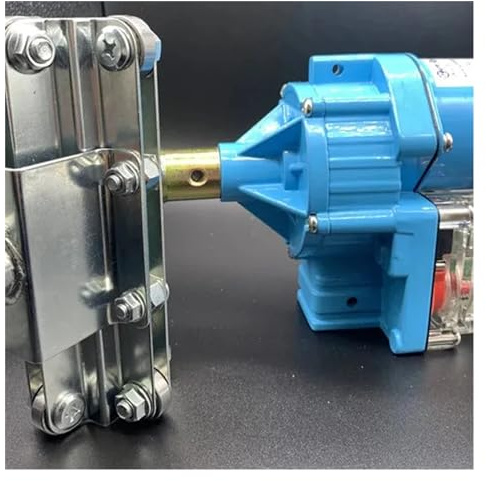 Moteur électrique roulé 100W, Film plastique roulé for serre, Machine à Film éolien électrique, rideaux de Ventilation Dc24V avec une forte stabilité(With climber)